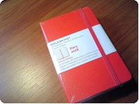Moleskine Pocket Red Diary Daily 2008 